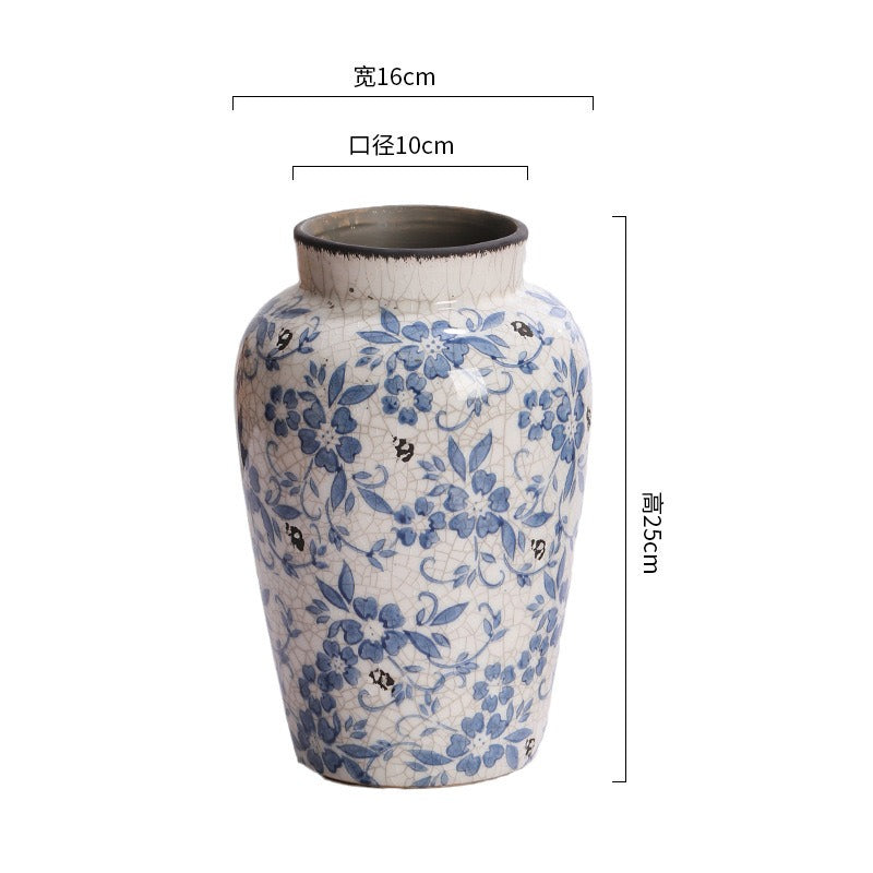 Blue Countryside Ceramic Vase Collection