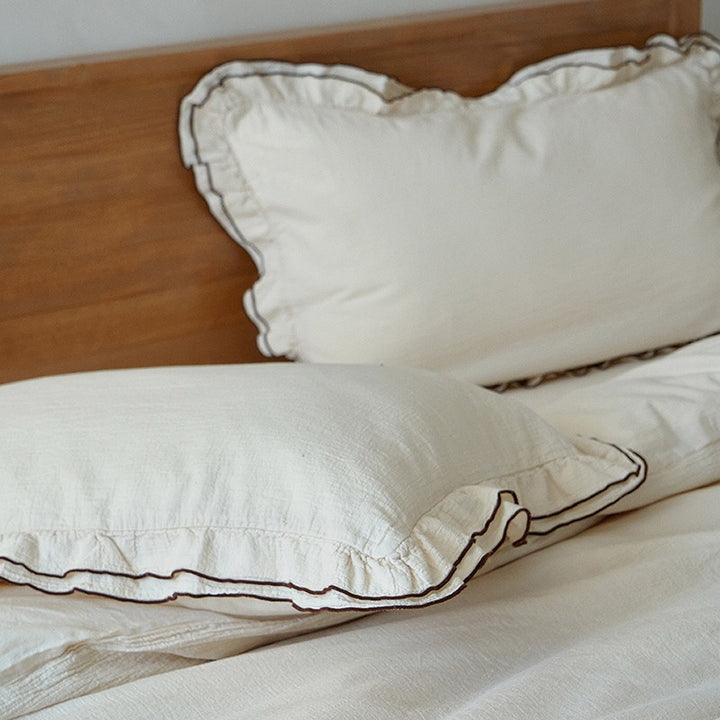 Double Ruffle Bedding Set