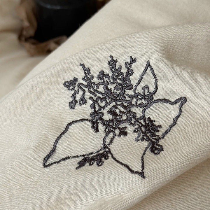 Herb Embroidery Bedding Set
