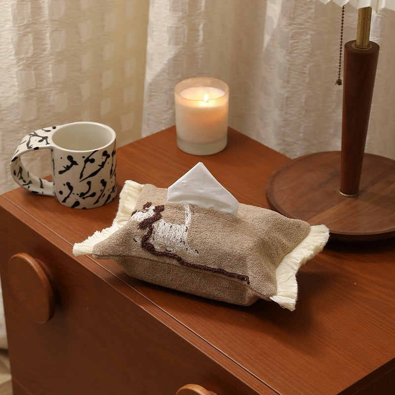 Sketchy Pup Tissue Bag