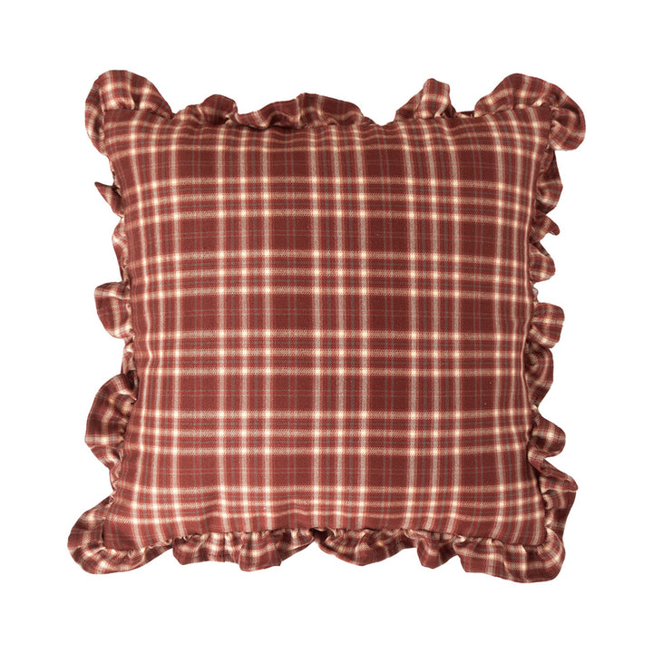 Retro Line Ruffle Cushion