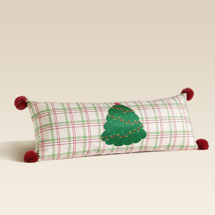 Xmas Pom-Pom Long Cushion