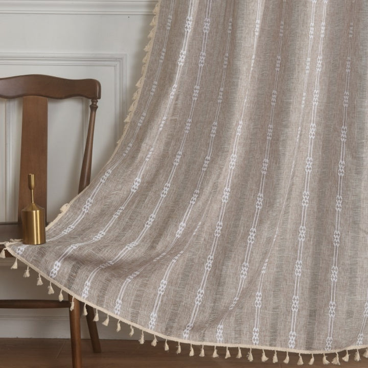 Japanese Calm Tassel Curtain Collection