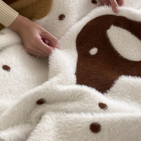 Fuzzy Dachshund Blanket