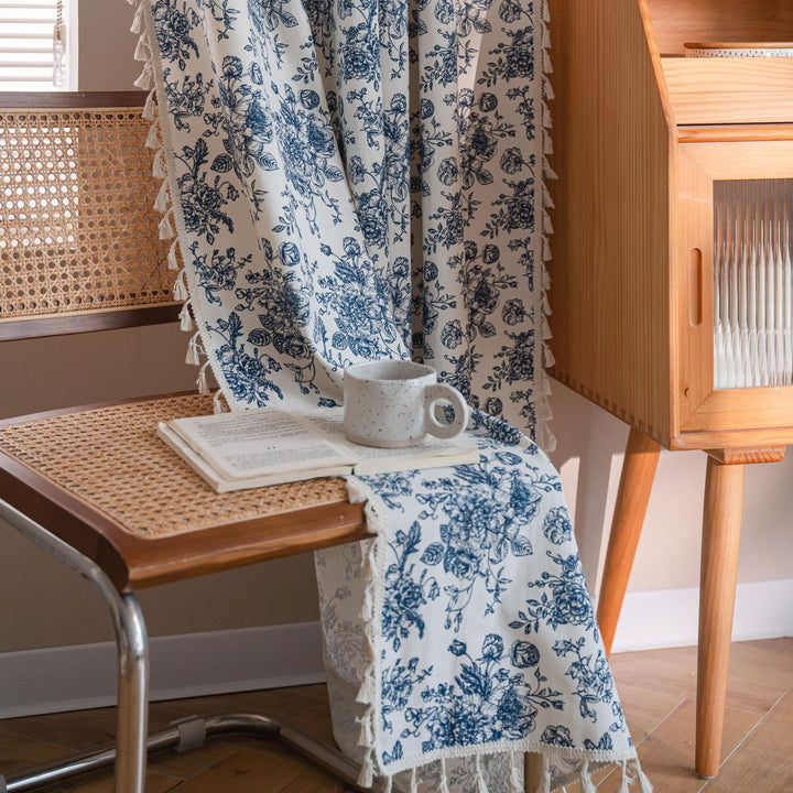 Blue Dream Tassel Curtain