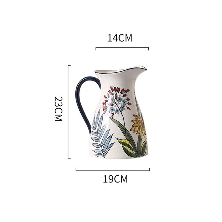 Vintage Pattern Ceramic Vase Collection