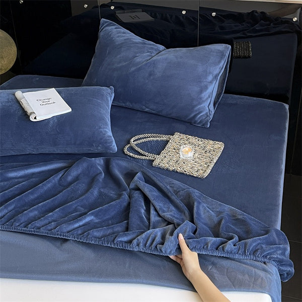Warm Winter Fleece Fitted Sheet