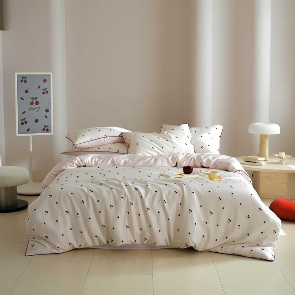 Cherry Lyocell Bedding Set