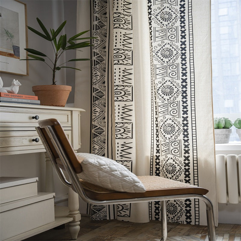Minimal Ethnic Curtain