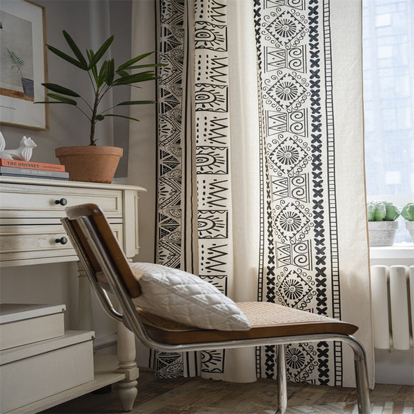 Minimal Ethnic Curtain