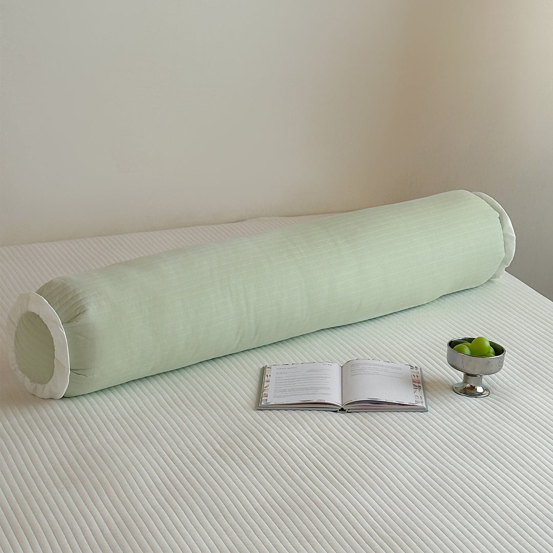 Pastel Frill Bolster Pillow