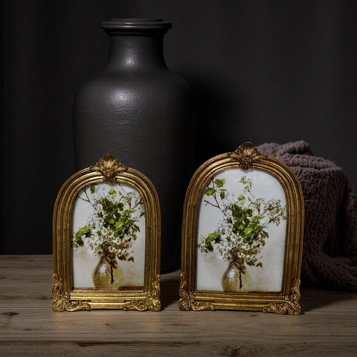 Golden Arch Ornate Frame Set