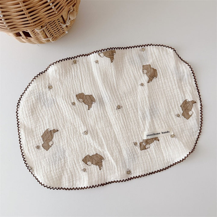 Storybook Zoo Burp Cloth Set