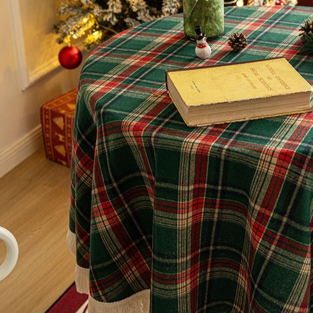 Tartan Tassel Tablecloth