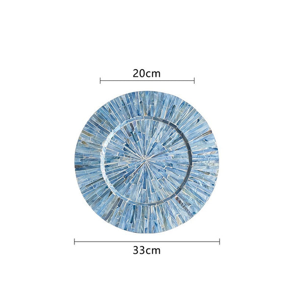 Blue Bubble Shell Tray