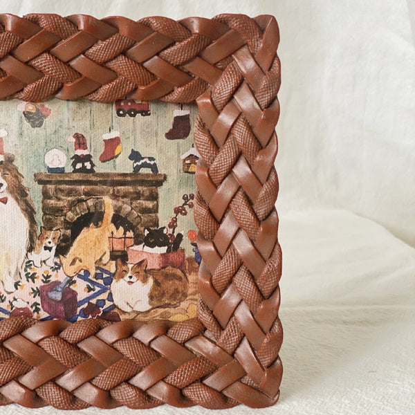 Rustic Woven Photo Frame