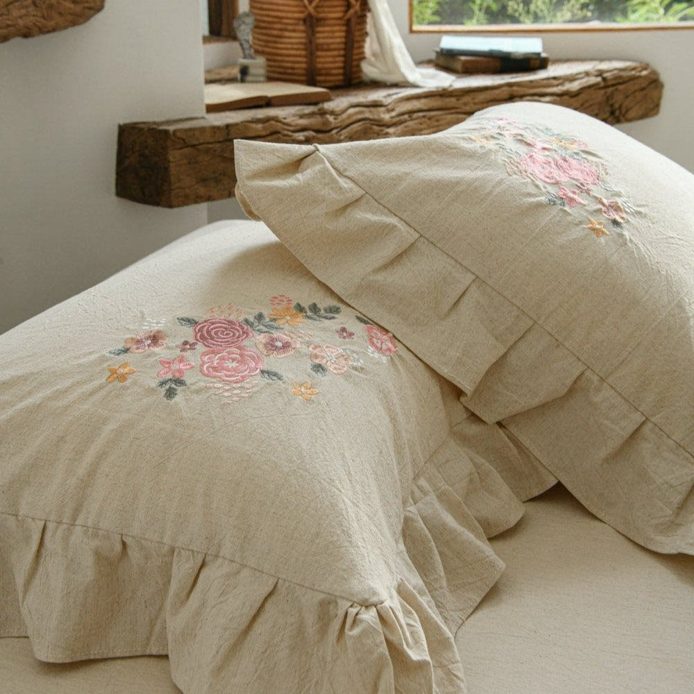 Prairie Rose Ruffle Bedding Set