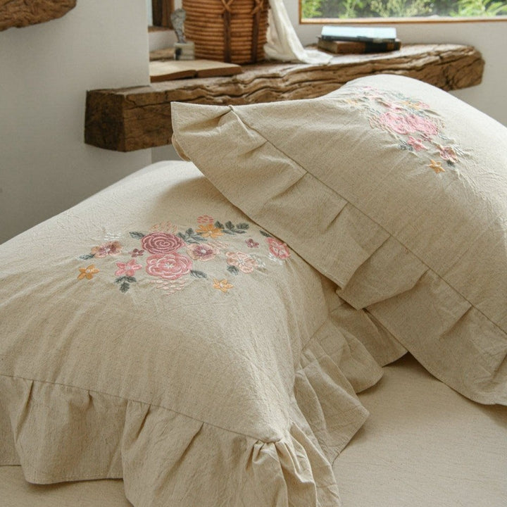 Prairie Rose Ruffle Bedding Set