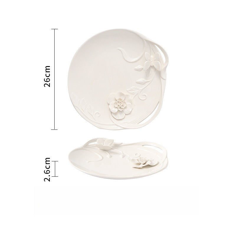 Dancing Garden Embossed Dinning Collection