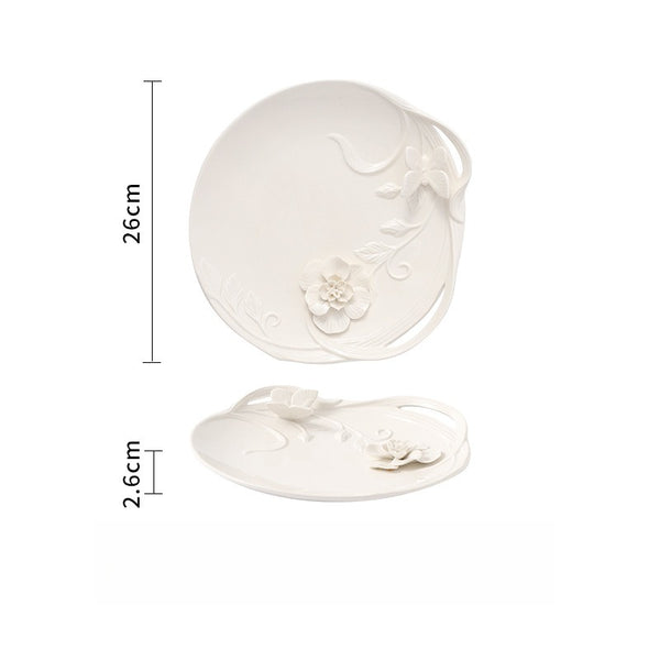 Dancing Garden Embossed Dinnerware
