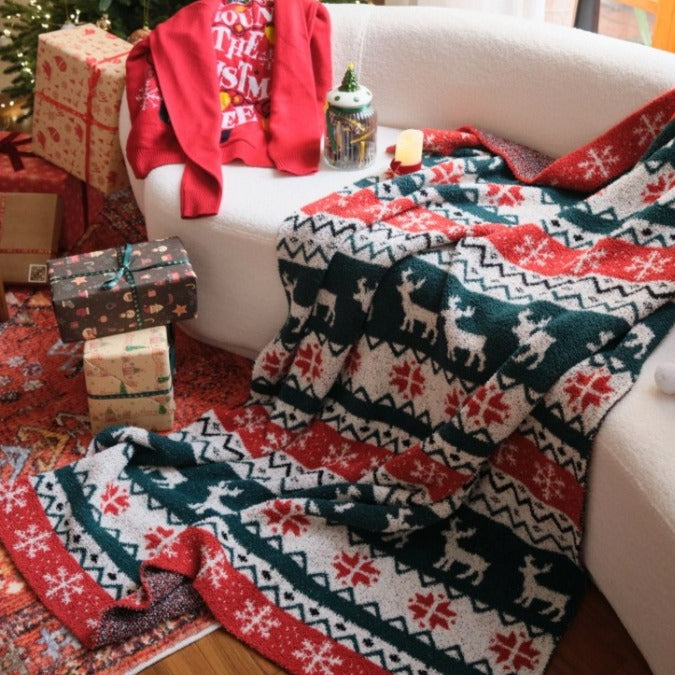 Warm Christmas Night Blanket