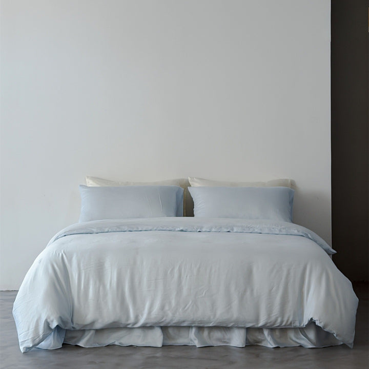 Ruffle Skirt Silky Bedding Set