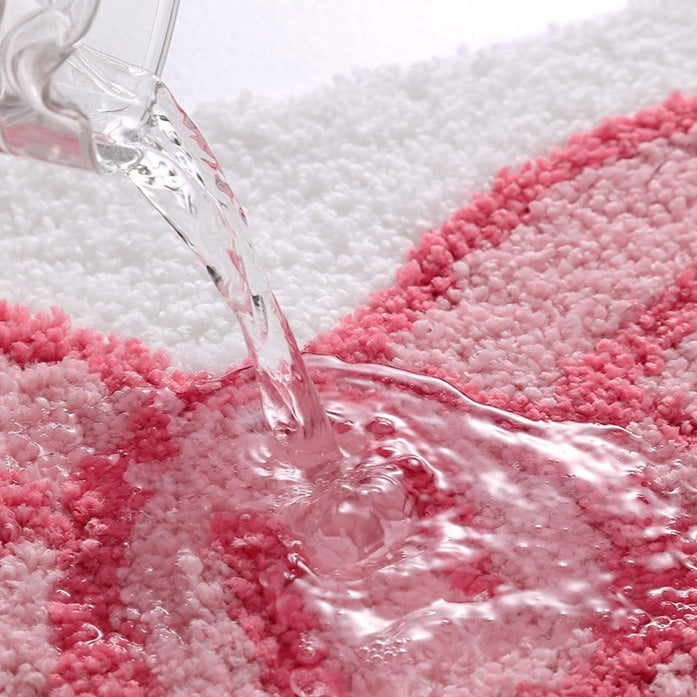 Ribbon Bow Bath Mat