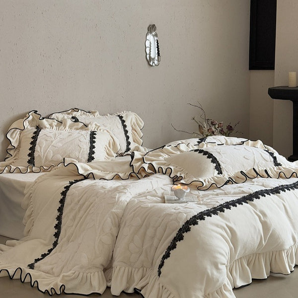 Houndstooth Warm Bedding Set