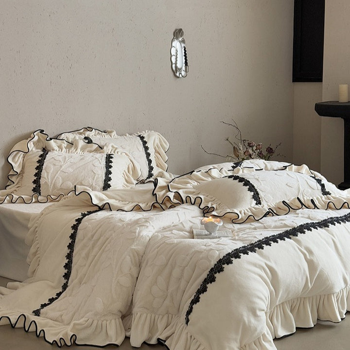 Houndstooth Warm Bedding Set
