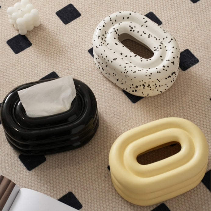 Puff Ceramic Tissue Box