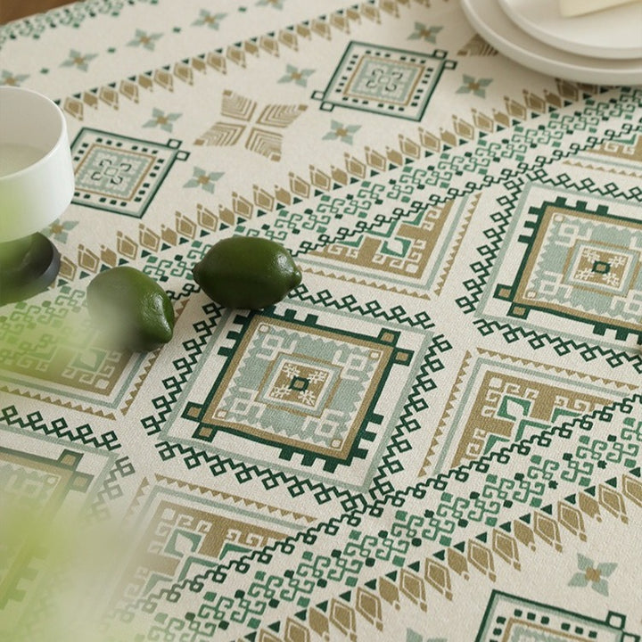 Meadow Dream Geometric Tablecloth