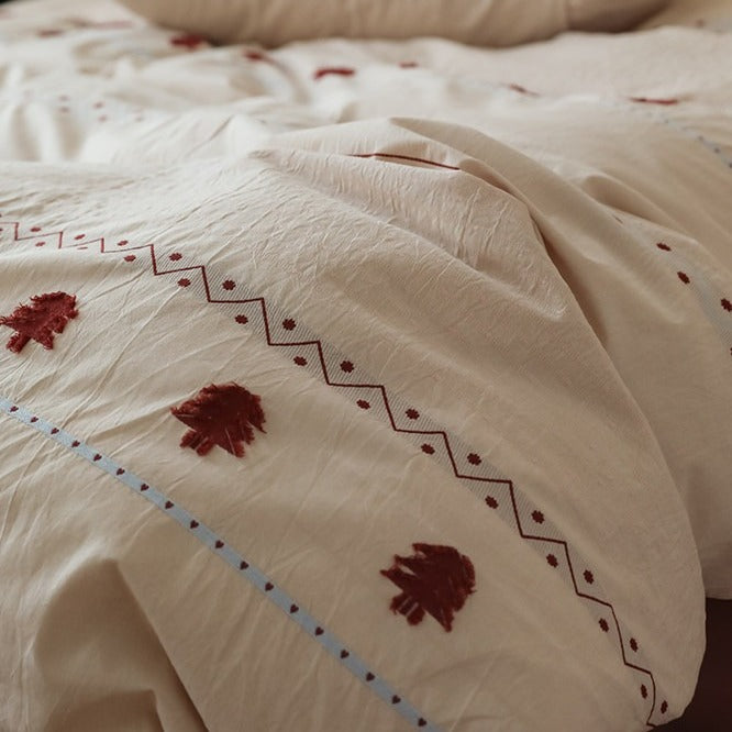 Retro Forest Bedding Set