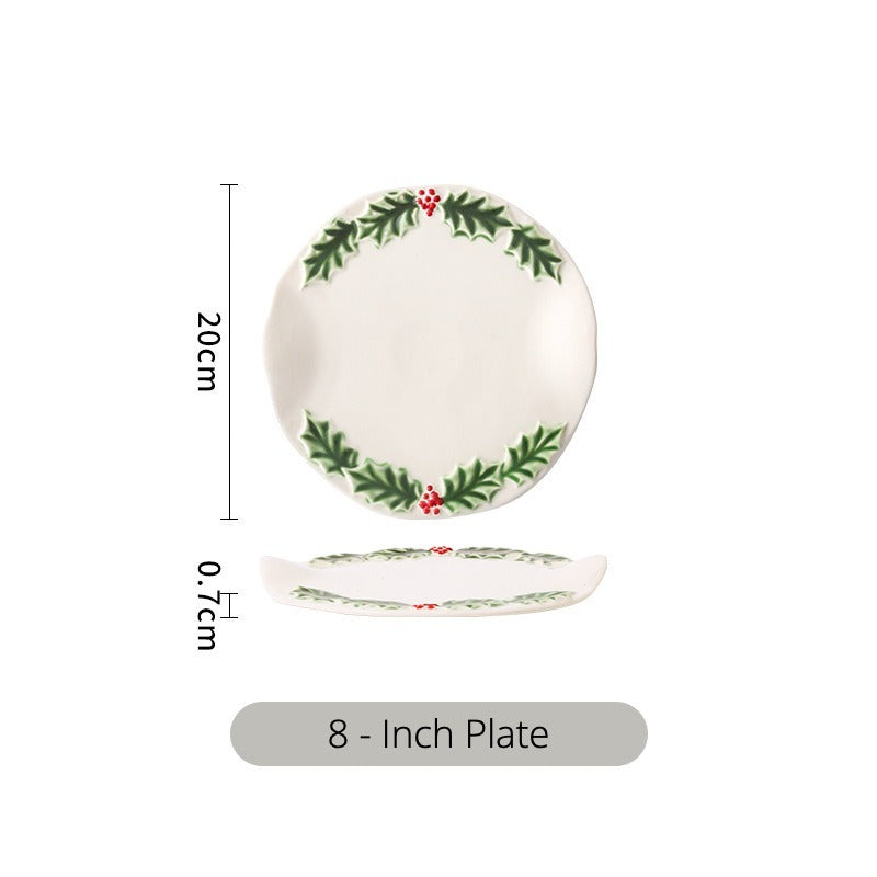 Xmas Holly Dinnerware