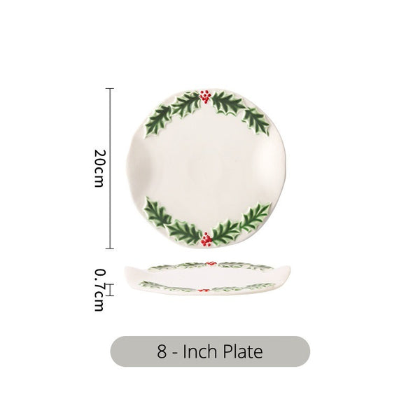 Xmas Holly Dinnerware