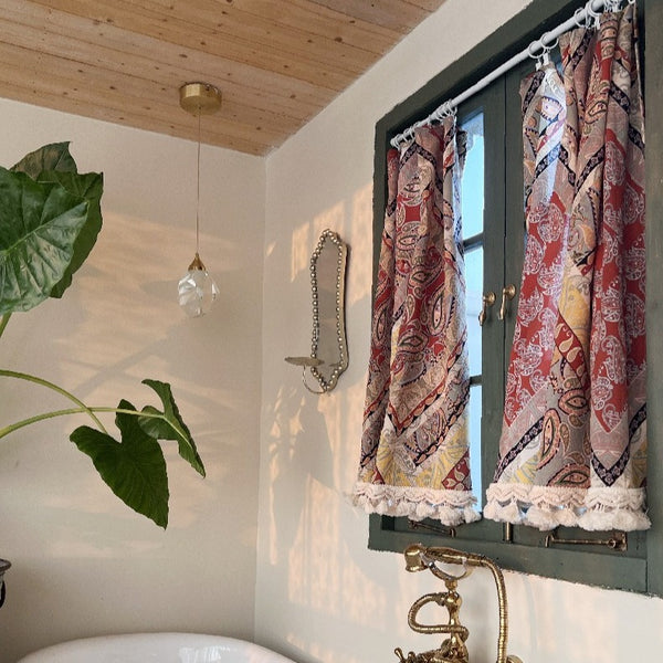 Paisley Tassel Cabinet Curtain