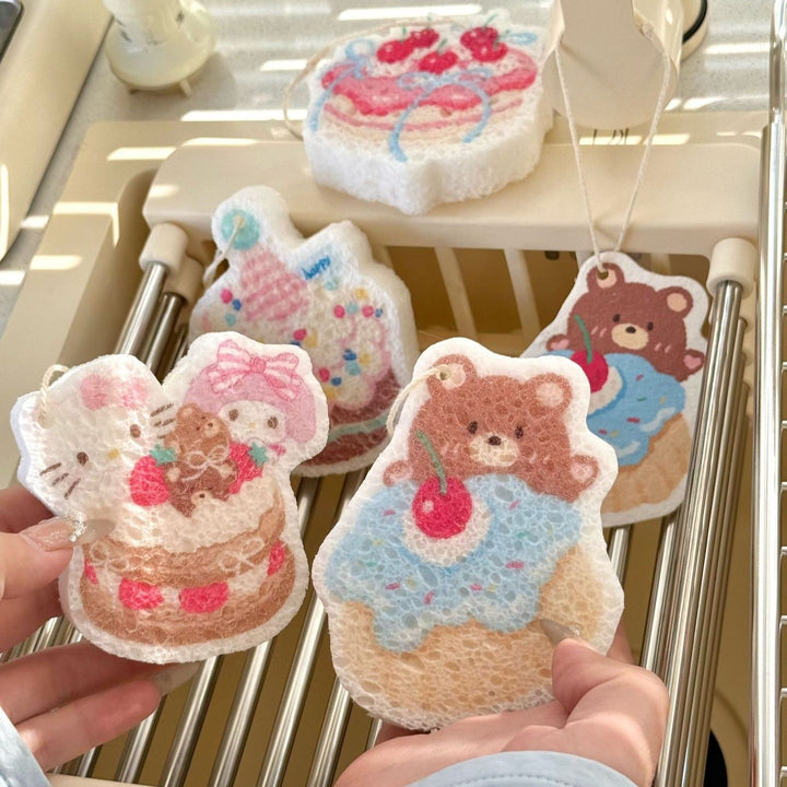 Sweet Cake Dish Sponge Set