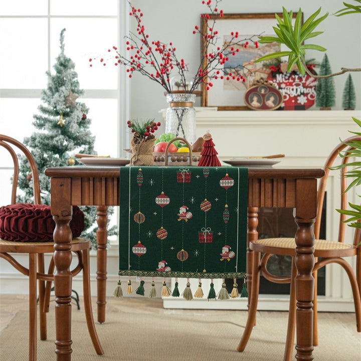 Busy Santa Table Runner
