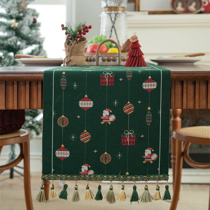 Busy Santa Table Runner