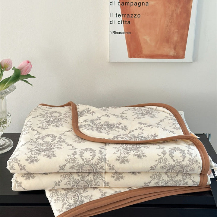 Secret Garden Summer Quilted  Blanket