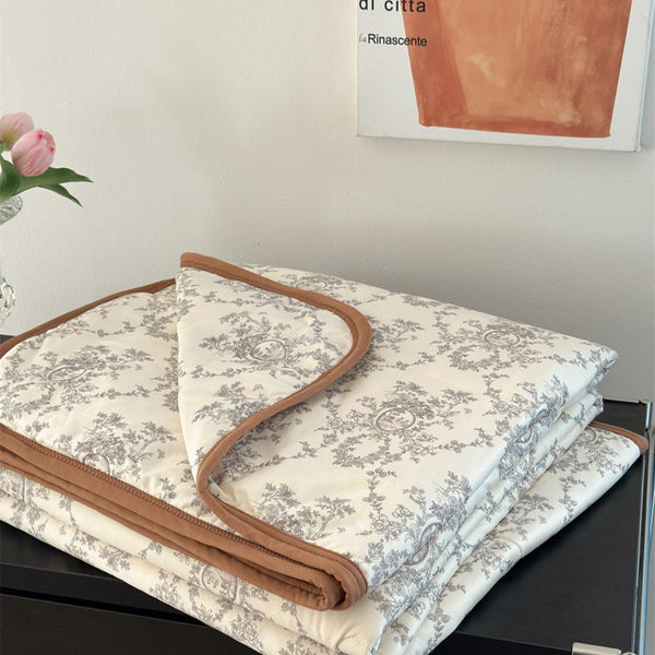 Secret Garden Summer Quilted  Blanket