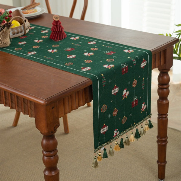 Busy Santa Table Runner