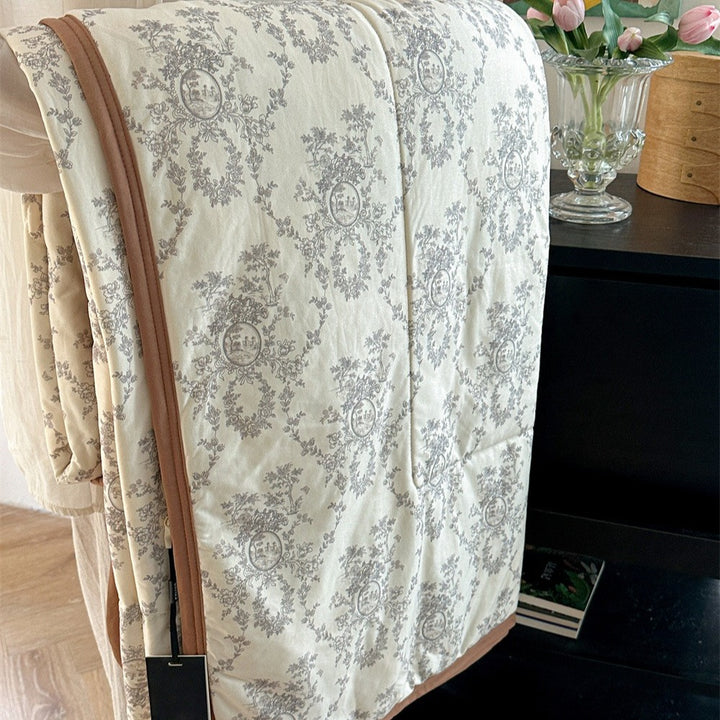 Secret Garden Summer Quilted  Blanket