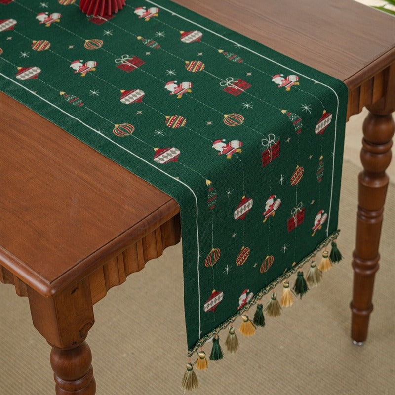 Busy Santa Table Runner