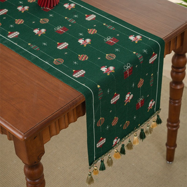 Busy Santa Table Runner