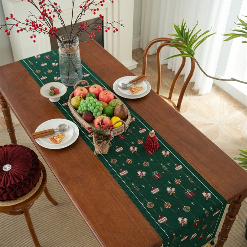 Busy Santa Table Runner