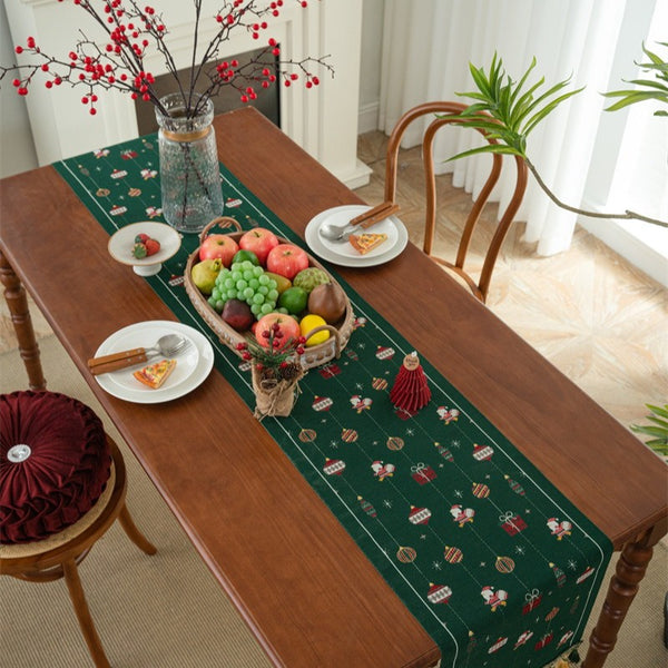 Busy Santa Table Runner