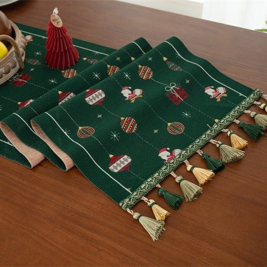 Busy Santa Table Runner