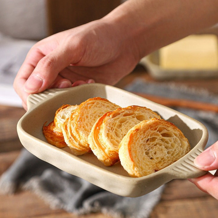 Earthy Ceramic Butter Keeper Set