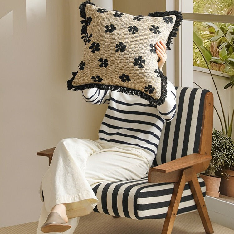 Wabi-sabi Floral Cushion