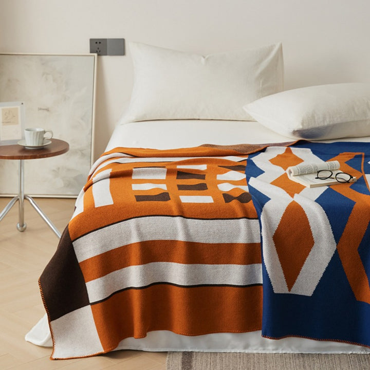Colourful Geometry Blanket Collection